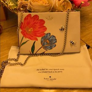 Kate spade floral crossbody